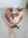 3 Jar Resin Triangle Tray 