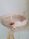 Shimmering Pop Jar with Round Platter