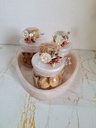 3 Jar Resin Triangle Tray 