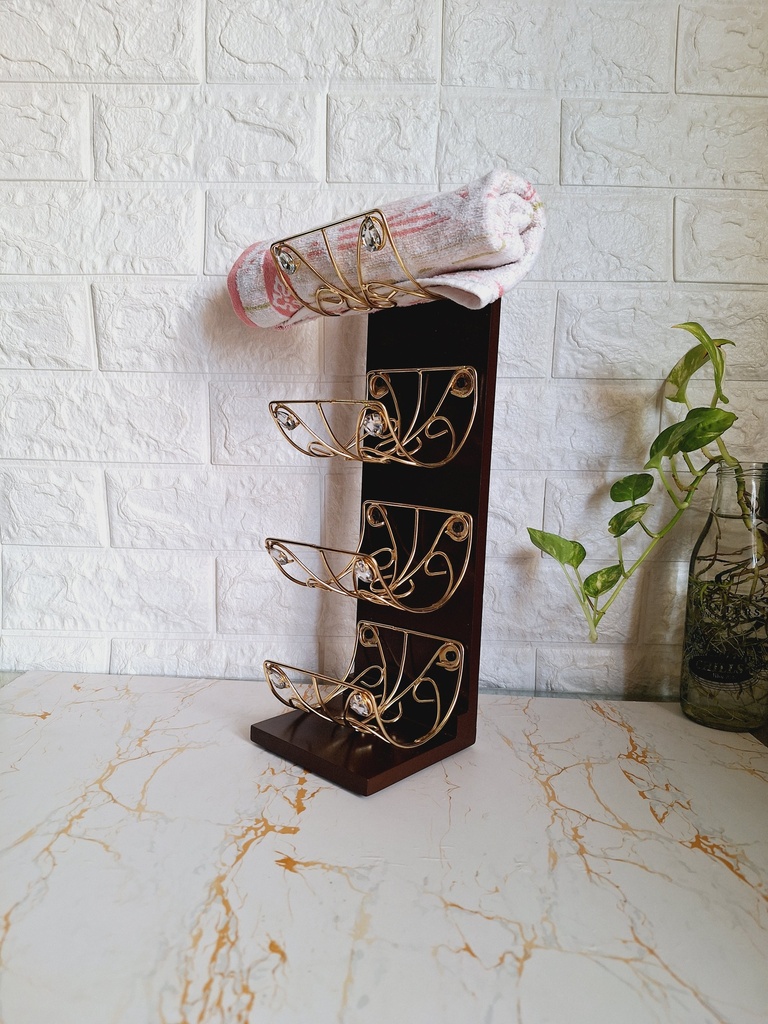 4 Rack Towel Holder