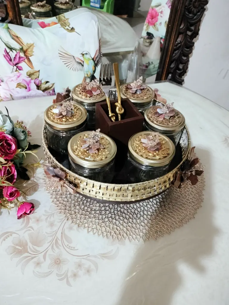 Weaving 6 Jar Platter