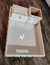 Gold Studded Leatherette Tray
