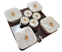 Revolving 4+4 Bowl Buffet Platter