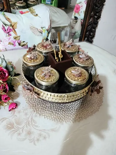 Weaving 6 Jar Platter