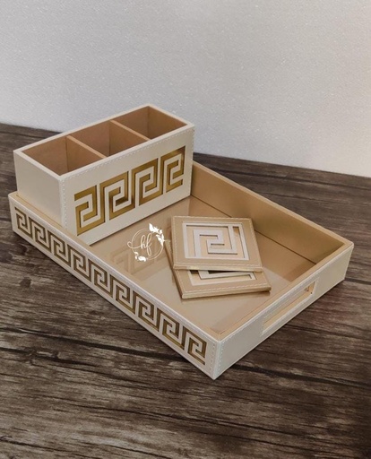 Versace Leatherette Tray