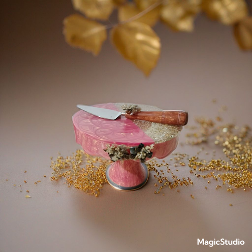 [Pink Glitter Cake Stand] Cake Stand